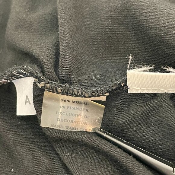 Ann Taylor Metallic Dress Gold Black Short Sleeve Gathered Sleeve Size‎ Medium - Picture 7 of 13